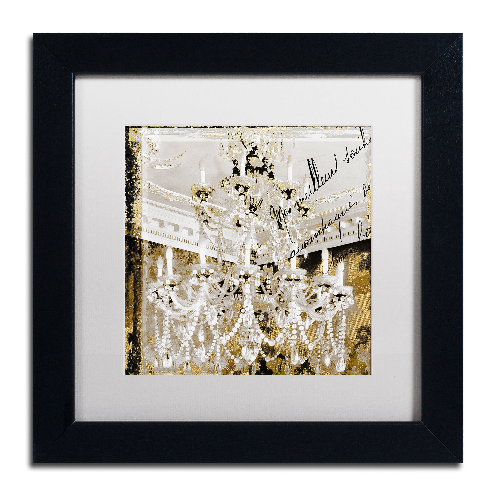Trademark Fine Art "Chand 2" Canvas Art by Color Bakery, White Matte, Black Frame