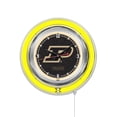 thumbnail image 1 of Holland Bar Stool Co. Purdue 15" Double Neon Wall Clock, 1 of 4
