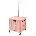 thumbnail image 2 of Carrito de compras, caja de almacenamiento con carrito, caja con ruedas ajustable, caja de almacenamiento con carrito, diseño fácil de usar, 2 of 10
