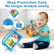 BYYBUO K7 Kids Tablet,7 inch Android Tablet for Kids,2+2GB +32GB Storage,Toddler Tablet with Drop Protection Case and Eye Protection Screen, WIFI Bluetooth Gift for Kids (Blue)