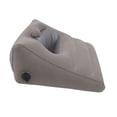 thumbnail image 3 of Almohada de cuña de viaje, almohada de cuña inflable, almohada de cama de inflado y deflación rápida, almohada de cuña soplada para lectura en el con bolsa de almacenamiento, 3 of 8