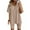 Beige, variant on Women 2 Piece Outfit sets Summer Casual Oversized T-Shirt Tops Biker Shorts Loose Workout Sports Tracksuit
