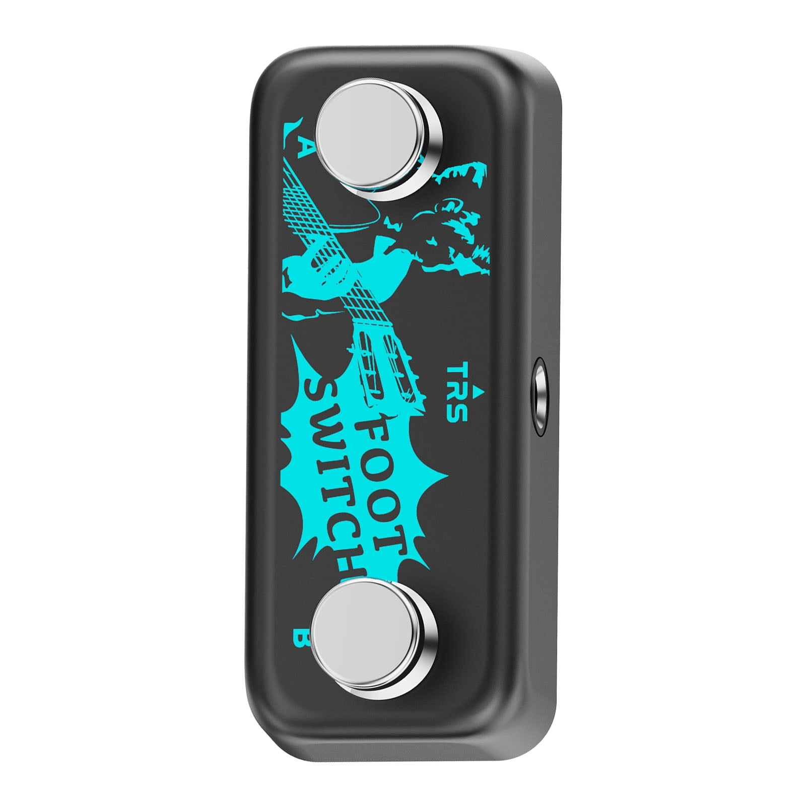 Precisions Control Double Foot Pedal Foot Controller Footswitch Pedal Instants Switches Board for Guitar Effect Pedal