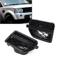 thumbnail image 2 of Glossy Black Car Front Grille Mudapron Vent Grill Left/Right For Land-Rover LR4 2010-2016, 2 of 7