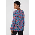 thumbnail image 3 of Principles - Blusa Impresa para Mujer (Azul, Rosa), 3 of 4