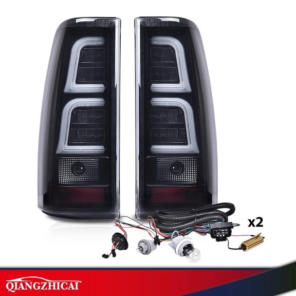 Fit For 1999-2002 Chevy Silverado 1500/99-06 GMC Sierra LED Tube Tail Lights