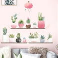 thumbnail image 7 of Efavormart Succulent Potted Plants on Shelf Wall Decals, Peel & Stick Decor Stickers, 7 of 7