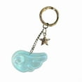 thumbnail image 2 of Cute Star And Angel Wing Keychain For Girls Durable Resin Key Ring With Bright Colors Perfect Gift For Friends Or Lovers, 2 of 11