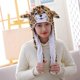 thumbnail image 1 of sombrero de de felpa con , interesante movimiento hacia arriba y hacia abajo, , , adultos, juego, tren, regalo Macarena Sombrero de oreja de animal, 1 of 8