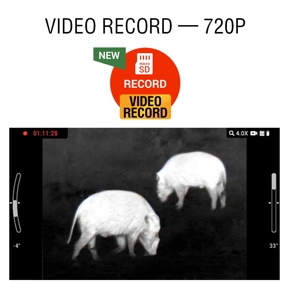 Restored Premium ATN Thor LTV 2-6x, 640x480 Thermal Scope w/ Video Recording (Refurbished)