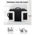 thumbnail image 2 of Mochila de viaje LOVEVOOK Travel Carry on de 40 litros con 3 cubos, color negro, 2 of 8