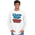 thumbnail image 5 of Love Dogs Tolerate People Antisocial Long Sleeve TShirt Men Women Brisco Brands X, 5 of 6