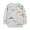 thumbnail image 3 of Phenas Boys Dinosaur T Shirts Fall Winter Cotton Long Sleeve Shirt Graphic Tops, 3 of 6
