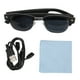 thumbnail image 2 of Gafas Gafas de sol inalámbricas con control de voz ligeras e impermeables volumen hacia arriba y hacia abajo para hombres para IOS, 2 of 8