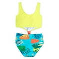 thumbnail image 2 of Disney Moana Swimsuit (Girl's), 2 Piece, Size 4, 2 of 2