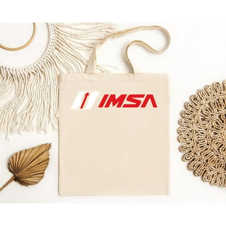 vintage Short Sleeves Imsa International Motor Sports Association Men S Black Tote Bag for Men and Women  up to -TH16115