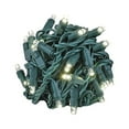 thumbnail image 2 of Novelty Lights Warm White LED Christmas String Lights 70 Mini Bulbs (Green Wire, 24 feet), 2 of 10
