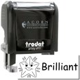 thumbnail image 1 of Self-Inking Brilliant Stamp, Trodat Printy 4911, Press and Print Stamping, Impression Size 5/8" x 1-1/2", Up to 10,000 Impressions - Black Ink, 1 of 10