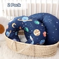 thumbnail image 2 of Funda de almohada de lactancia, paquete de 2 unidades, suave para bebés, niños y niñas, 2 of 7