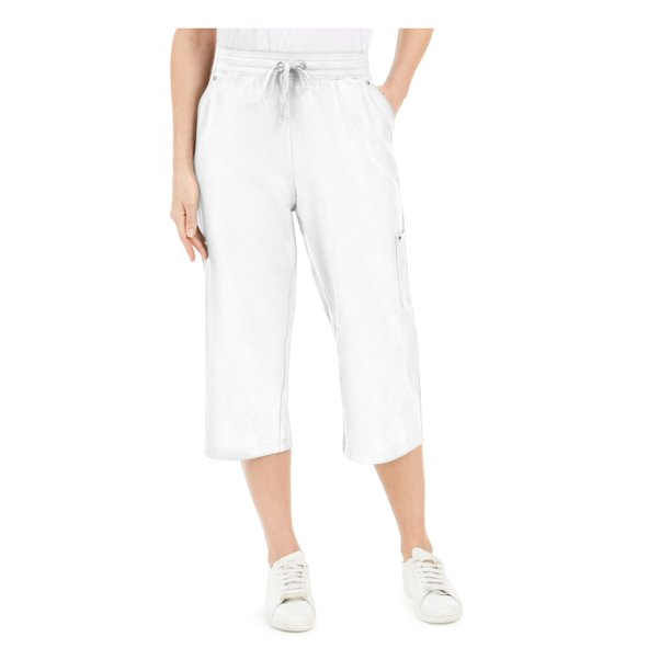 karen scott cotton capri pants