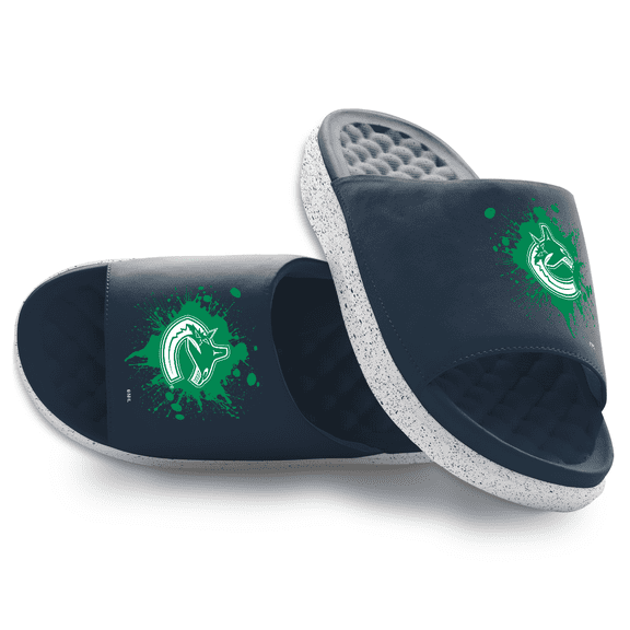 Unisex ISlide Vancouver Canucks Centered Logo Splat Motive Slide Sandals