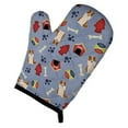 thumbnail image 1 of Carolines Treasures BB2732OVMT Chien Maison Collection Border Collie Rouge & Blanc Four Mitaines, 1 of 3