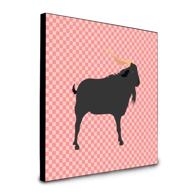 Decoración de Pared Caroline's Treasures Treasures Verata Pink Check Panel multicolor