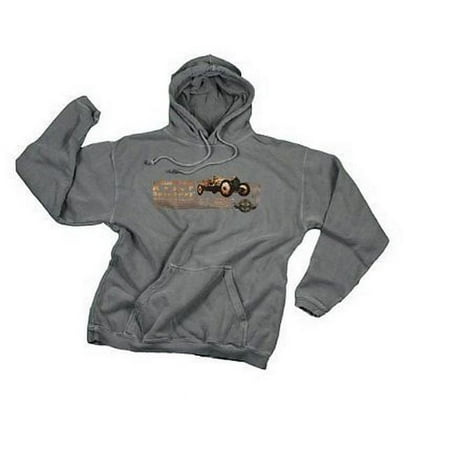 Indianapolis Motor Speedway Men's Fleece Hoodie Hooded Sweatshirt - Gray