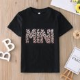 thumbnail image 2 of TAIAOJING Girls Short Sleeve Tops Short Family Blouse Clothes Outfits Summer Leopard Tee Shirt Matching Kids T Mommy And Baby Casual Tops Print For Toddler Me Sleeve Tops 6-7 Years, 2 of 8