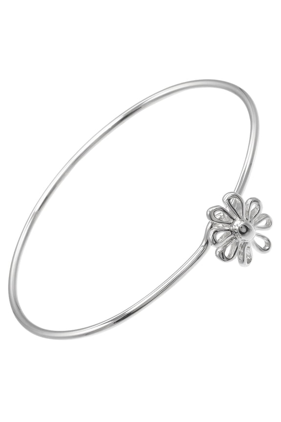 Pre-Owned Tiffany TIFFANY & Co. Daisy Flower Bracelet Silver 925 Approx. 7.7g Women's (Good)