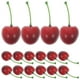 thumbnail image 1 of 20 piezas modelos de cerezas adornos de frutas realistas fotografía adornos de frutas, 1 of 5