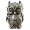 thumbnail image 4 of NUOLUX 1Pack Owl Bank Dark Brown Zinc Alloy Vintage Engraved For Saving Money And Home Decoration Owl Shape, 4 of 8