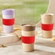 thumbnail image 5 of Herramientas y mejoras para el hogar Fundas de silicona para tazas, reutilizables, resistentes al calor, fundas protectoras para tazas, siliconas, vasos, fundas térmicas para bebidas, fundas protector, 5 of 5