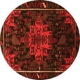 thumbnail image 1 of Ahgly Company Indoor Round Persian Orange Traditional Area Rugs, 5' Round, 1 of 1