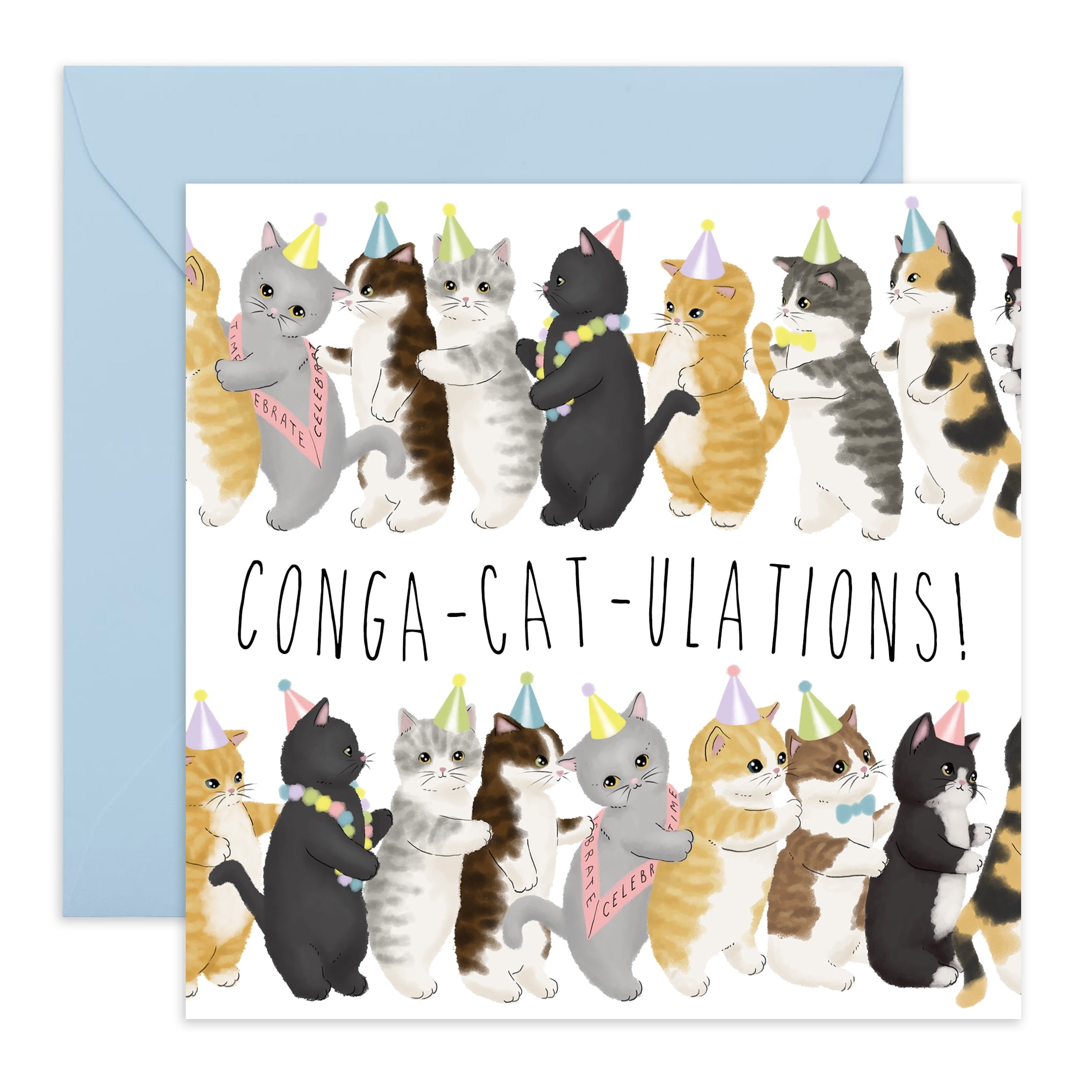 Central 23 Cute Cat Birthday Card Conga Cat ulations Fun central-23-cute-cat-birthday-card-conga-cat-ulations-fun