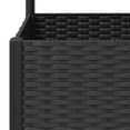 thumbnail image 7 of vidaXL Garden Planter with Trellis Black 47.2"x15.7"x53.5" PP, 7 of 7