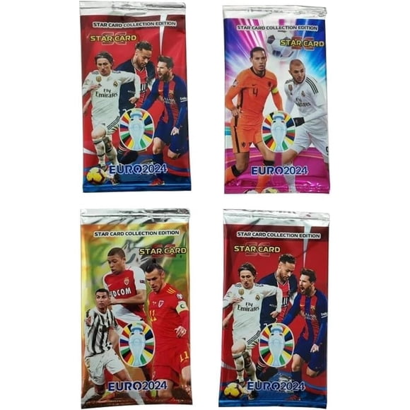 Pack de 3 cartas de fútbol Aurum Lanee Euro 32 para jugadores legendarios