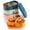 Dark Blue + Pink, variant on COSANO 2/4 Pack Reusable Silicone Snack Containers With Lids, Two Compartment Snack Container, Snack Containers With Lids, Leakproof Snackle Boxes For Travel