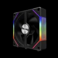 thumbnail image 3 of GAMDIAS AEOLUS P2-1201 ARGB Case Fan 120mm x1 & Reverse Blade x1, Hassle-Free Cable Management 2400 RPM PWM RGB - Black, 3 of 4