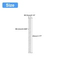 thumbnail image 2 of Unique Bargains Compression Spring, 5Pcs 304 Stainless Steel, 3.5mm OD, 0.2mm Wire, 45mm Length, 2 of 6