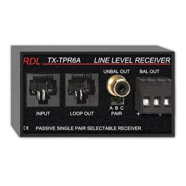 RDL TX-1W Music On Hold Amplifier - 1 Watt, Clear Audio For Phone Systems - Adjustable Gain