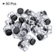thumbnail image 3 of Sujetadores de cordón, tope de resorte hexagonal para bolsas de cordón y agujetas, Negro Transparente 50 paquetes, 3 of 5