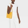 thumbnail image 3 of A New Day Women's Woven Basket Weave Bucket Bag, Yellow, 1, 3 of 3