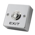 thumbnail image 1 of Mini Access Control Switch with Bottom Box Normally Open Self-Reset Exit Button for Access Control System, 1 of 5
