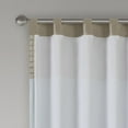 thumbnail image 3 of Madison Park Pintuck Lined Curtain Panel, Amherst Window Curtain, 50" x 84", Blue, 3 of 6
