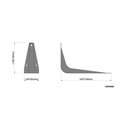 thumbnail image 4 of Hyper Tough 8 inch x 10 inch Shelf Bracket White, 4 of 8