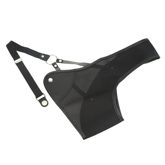 Protection de Coffre de Tir à l'Arc, Noir Résistant à la Traction Réglable Bande Chasse Protection de Coffre pour la Compétition de Tir S, M, L