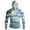 Light Blue, variant on Men's UPF 50 Sun Hoodie Long Sleeve Hooded Fishing Shirt Palm & Ocean Scenic Pullover Cooling Ice Silk Breathable Quick-Dry Moisture Wicking 4-Way Stretch for Commute Fishing Hiking Light Blue M