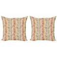 thumbnail image 1 of Ambesonne Paisley Throw Pillow Cover 2 Pack, South Motifs, 20", Multicolor, 1 of 2