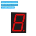 thumbnail image 5 of Uxcell 10Pin 2.6"x3.4"x0.5" Common Anode 7.2V LED Display Digital Tube Red 1 Pack, 5 of 6